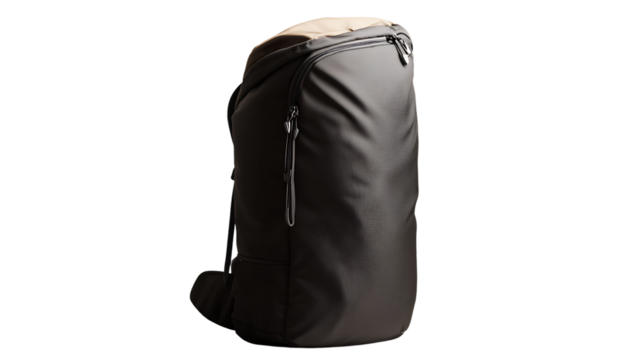 Elevated Explorer: Sleek backpack, an epitome of modern design, ready for urban adventures and outdoor escapes. Minimalistic design, ergonomic comfort, and enduring materials.