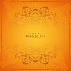 Abstract beautiful decorative floral frame ethnic background