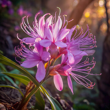 Encyclia adenocaula orchid; known for its fragrant pink to purple flowers, this orchid is found in the dry forests of Mexico

