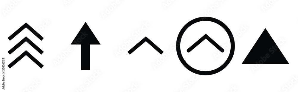 Sticker swipe up icon set. up arrow button symbol. swipe up icons for social media stories. scroll arrow up 