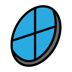 surrealism circle window