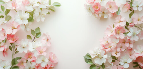 Obraz premium Floral Frame Background