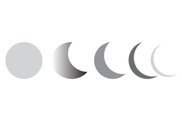 abstract design moon  element