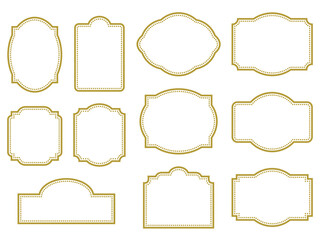 アンティークフレームのセット