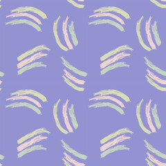 Pastels Abstract Brush Strokes Seamless Pattern Design