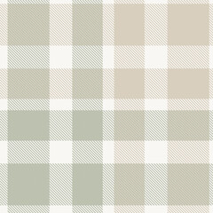 Neutral Colour Plaid Tartan Checkered Seamless Pattern