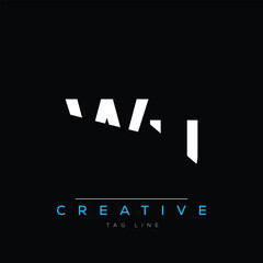 W and U logo design. WU creative Monogram Logo. This logo design is the process of creating a visual symbol that represents a brand, company, or individual.