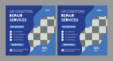  Air Conditioner Repair Service Post Template 

