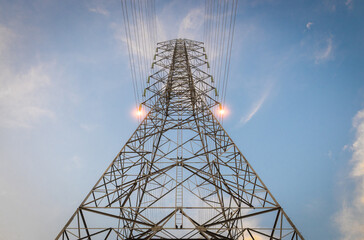High-Voltage Transmission Towers