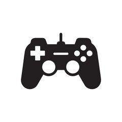 Gaming stick icon logo design template isolated illustration