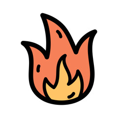 Vibrant Fire Icon