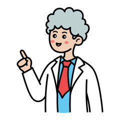 Friendly Doctor Character