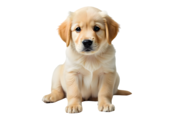 golden retriever puppy cutout. 
