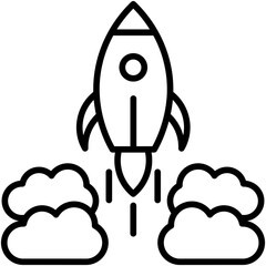 Rocket Launch Icon