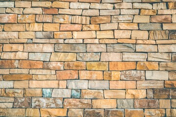 Fototapeta premium Texture of a stone wall background