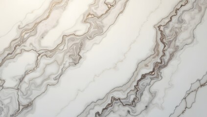 White Marble Surface with Elegant Natural Veining