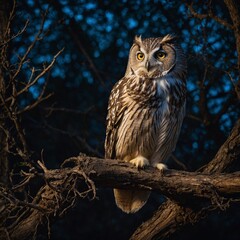 Fototapeta premium owl on a branch