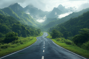 Fototapeta premium Dark Clouds Looming Over a Distant Horizon - Dramatic Stormy Weather and Ominous Sky