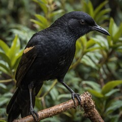 blackbird on a branch