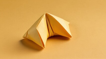  a beautifully folded origami piece resembling a geometric shape