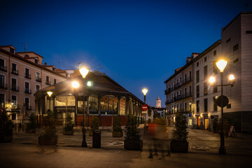 Ciudad histórica y monumental de Valladolid. Ciudad histórica europea de Valladolid. Valladolid monumental del pasado con un gran patrimonio histórico en España en Europa