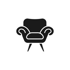 Chair Design Vector illustrator silhouette 