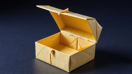  a beautifully crafted origami box ready to hold treasures