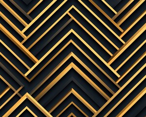 Repeating diamond and line patterns in gold, forming a refined seamless high-fashion Deco aesthetic