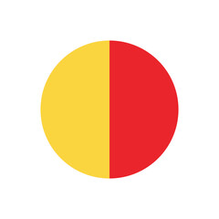 Fototapeta premium two-color circle