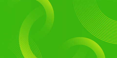 abstract elegant green curve background for business