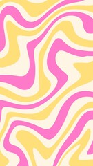 Retro concept color liquid wave seamless pattern background