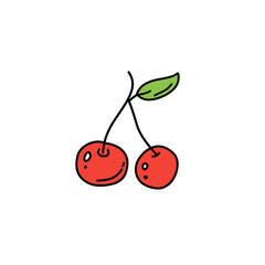 fruit coloring drawing 