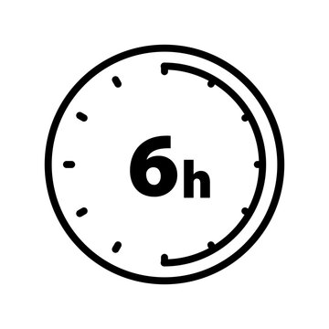6 hours icon.