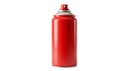 Fototapeta premium Red Spray Paint Can Studio Shot. AI Generated