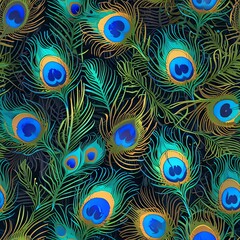 Peacock Feathers: A Luxurious and Vibrant Pattern
