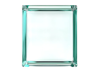 clear glass plaque