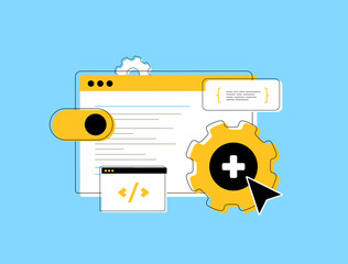 Website plugins with customization, optimization, and functionality. Web development tools enhance user experience, improve performance and plugin integration with coding and interface elements