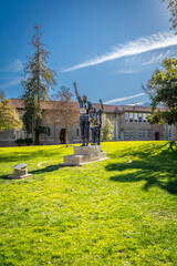 University buildings in San Jose, California, USA.