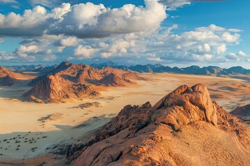 Naklejka premium Namib Desert Namibia is the beautiful tourist place beautiful background Generative AI