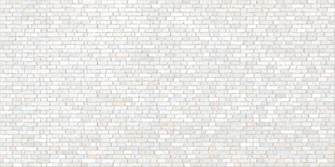 Old white brick block wall rough texture fade condition background graphic illustration. Masonry wall pattern rectangle background.