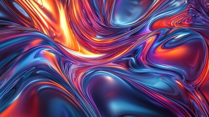 Fototapeta premium Abstract Swirling Colors in Fluid Motion