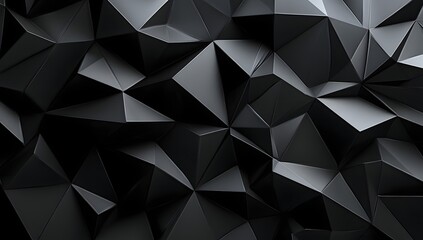 Abstract dark polygonal surface texture