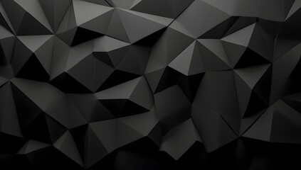 Abstract dark geometric polygon wall texture