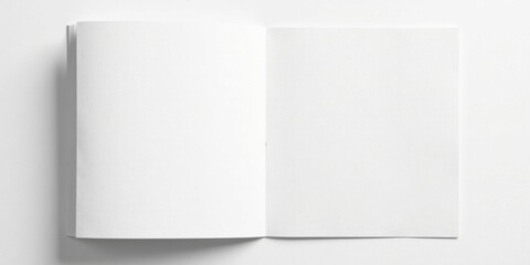 A Blank Booklet Mockup Ready for Your Design and Branding Ideas, Perfect for Presentations or Marketing Materials