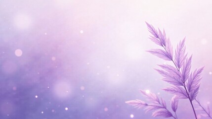 Obraz premium Serene Lavender Plant with Soft Bokeh Background, Ideal for Peaceful and Calming Designs