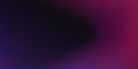 Modern dark purple pink blue color gradient background blurred neon color flow grainy abstract