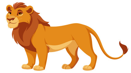 lion vector illustration cout baby