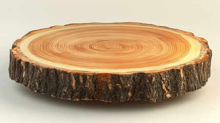 Wooden Tree Slice Decorative Serving Plate