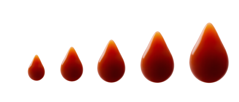 Drizzle ketchup drop vector image