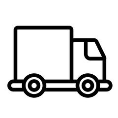 Fototapeta premium Truck Icon